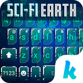 Sci-Fi Earth Kika Keyboard icon