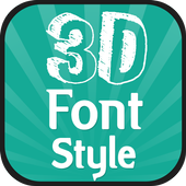 ikon 3D Font Style