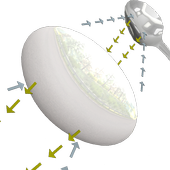 Convex Mirror 3D icon