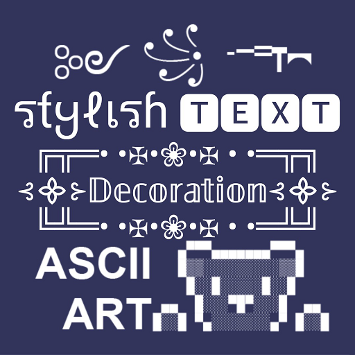 ProFonts: stylish text bio art icon