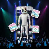 3D DJ Marshmello Launcher icon