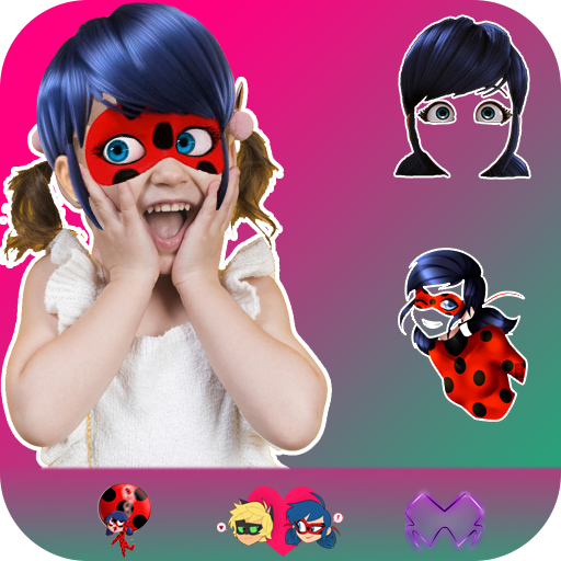 Ladybug &amp; Cat Dress Up Photo Editor 🐞 icon