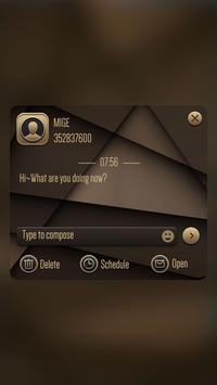 GO SMS X-GOLD THEME screenshot 4