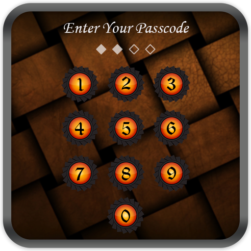 Brown Lock Screen icon