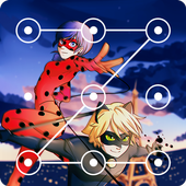 Ladybag and Cat ART Pattern Smart AppLock PIN Lock icon