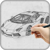 How To Draw Car icon