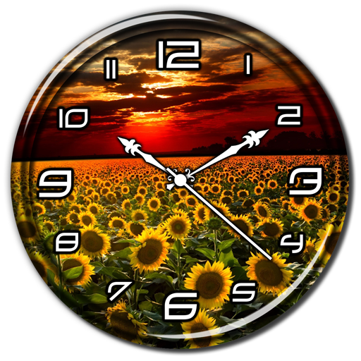 Sunflower Clock Live Wallpaper icon