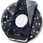 Black Pattern Locker Theme icon