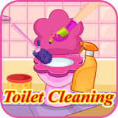 toilet cleaning icon