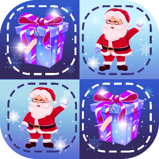 Christmas Card Games - Match Pair Memory Training icon