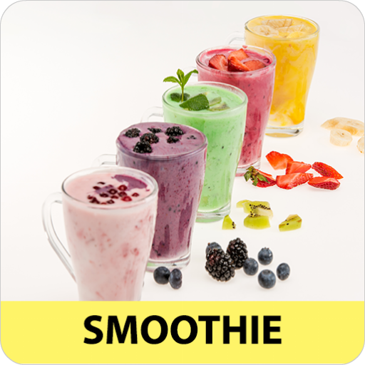 Smoothie recipes free app with photo offline. icon