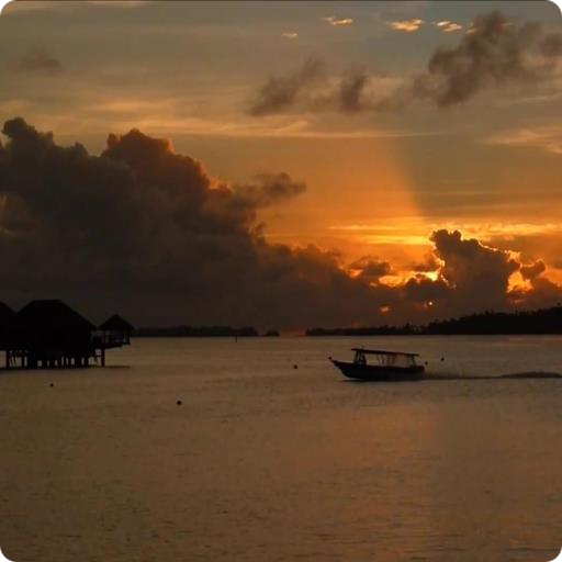 Lagoon Sunset Live Wallpaper icon