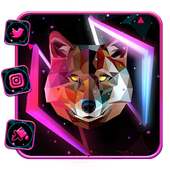 3D Neon Wolf on 9Apps