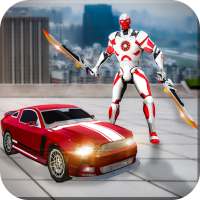 Dual Sword Hero Robot Transforming 3D