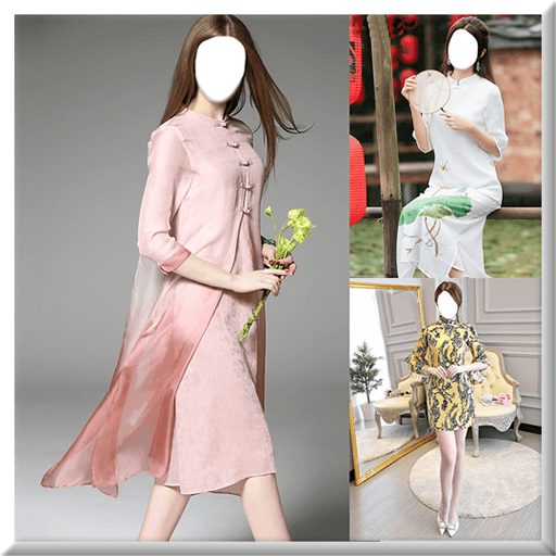 Chines Women Dress Fashion New أيقونة