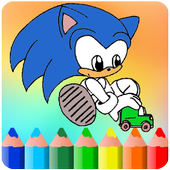 How to color Sonic (Sonic Coloring Game) icon