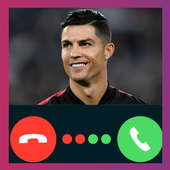 Ronaldo Video Call Fake Prank أيقونة