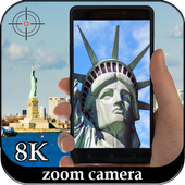 Zoom DSLR Camera 8K icon