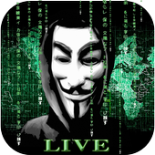 Anonymous Live Wallpaper Hack आइकन