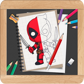 Learn To Draw Chibi Cute Superheroes Step by Step icon