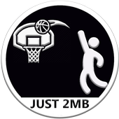 Basketball Stickman Black 2K18 icon