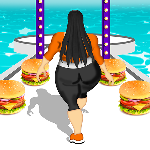Fat Body 2 fit race food run girl racing game 3d icon