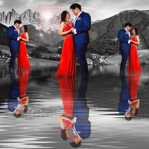 Water Reflection Mirror Effect : Cut Out Photo icon