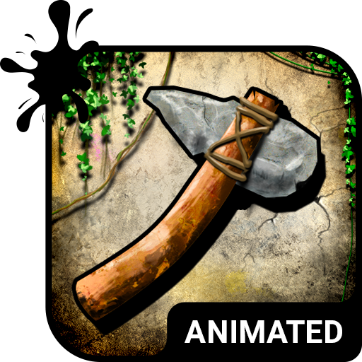 Stone Age Animated Keyboard   Live Wallpaper icon