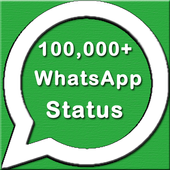 100,000  WhatsApp Status icon