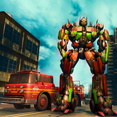 Real Iron Robot Rescue Mission : Robot City Hero icon