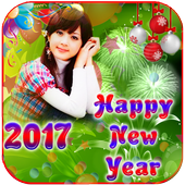 New Year photo frames 2018 icon