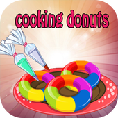 donuts cooking game icon