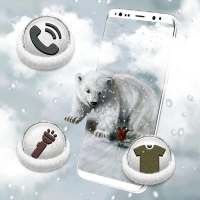 Snow Bear Launcher Theme on 9Apps