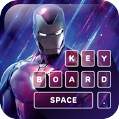 ikon Tema Keyboard Peluncur Iron Man 3D