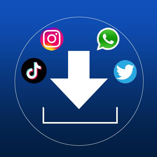 All in One Status Saver For TikTok, FB, WA, Insta icon
