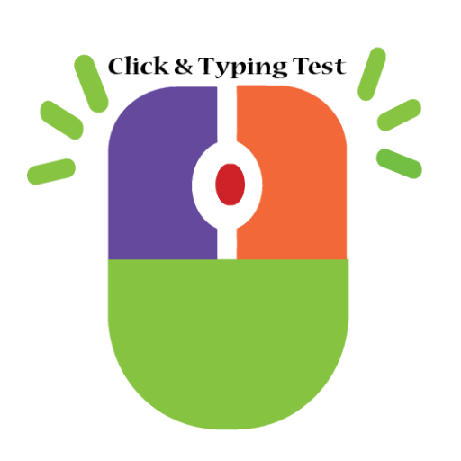 Click Speed Test - Typing speed test icon