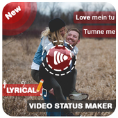 Love Photo Lyrical Video Status Maker With Music icon