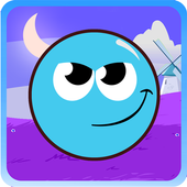 Funny Blue Ball Journey icon
