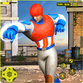 Super Light speed Hero Street Crime fighter icon