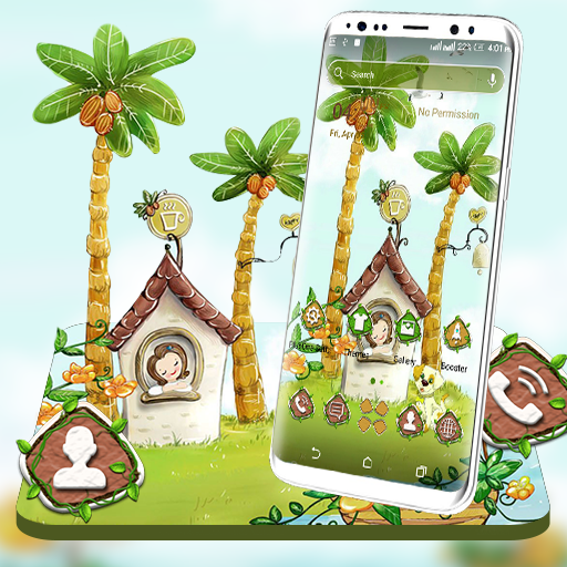 Home Coconut Tree Launcher Theme icon