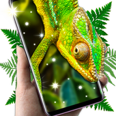 Animals Live Wallpaper: Jungle Sparkling Wallpaper иконка