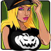 Newspaper Boy Halloween night icon