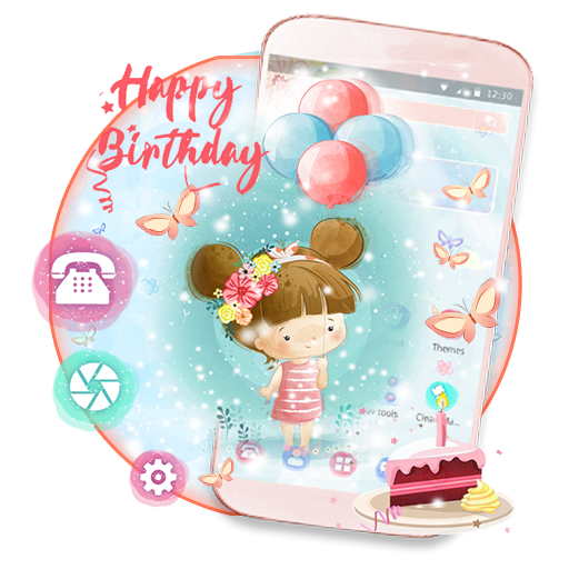 Cute Birthday Girl Theme icon