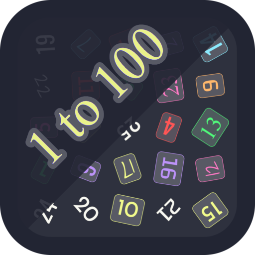 Find numbers: 1 to 100 icon