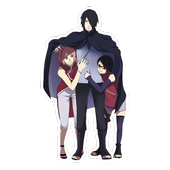 Sasuke and Sakura Family Sticker for WA icon
