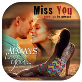 Miss You Photo Frame icon