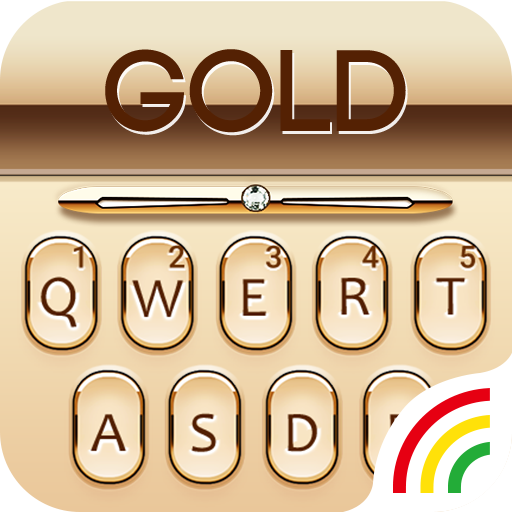 Gold Keyboard Golden Theme icon