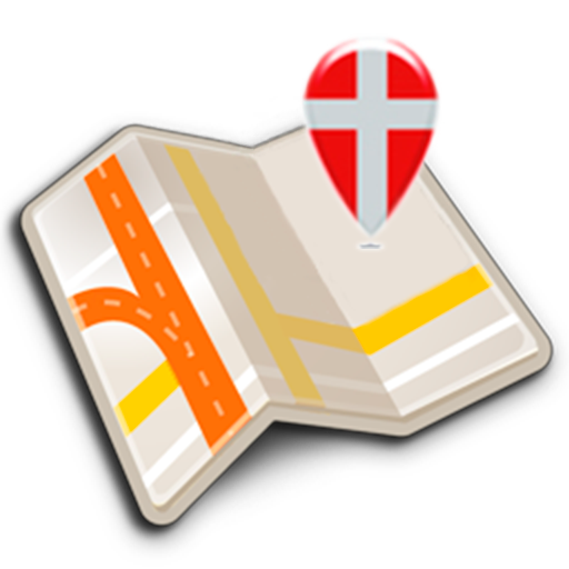Map of Denmark offline icon