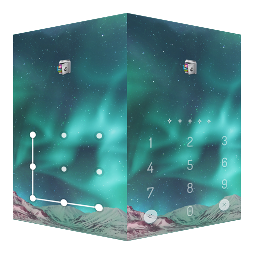 AppLock Live Theme Aurora icon