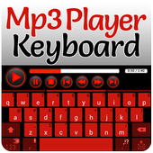 Keyboard with Mp3 player – Play audio songs icon